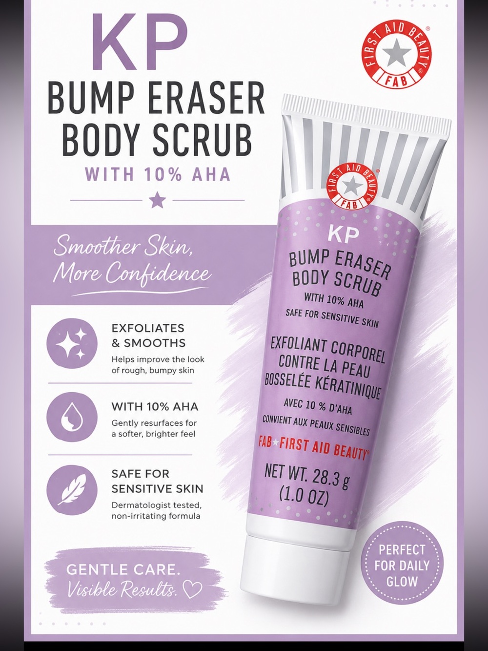 First Aid Beauty KP Bump Eraser Body Scrub -